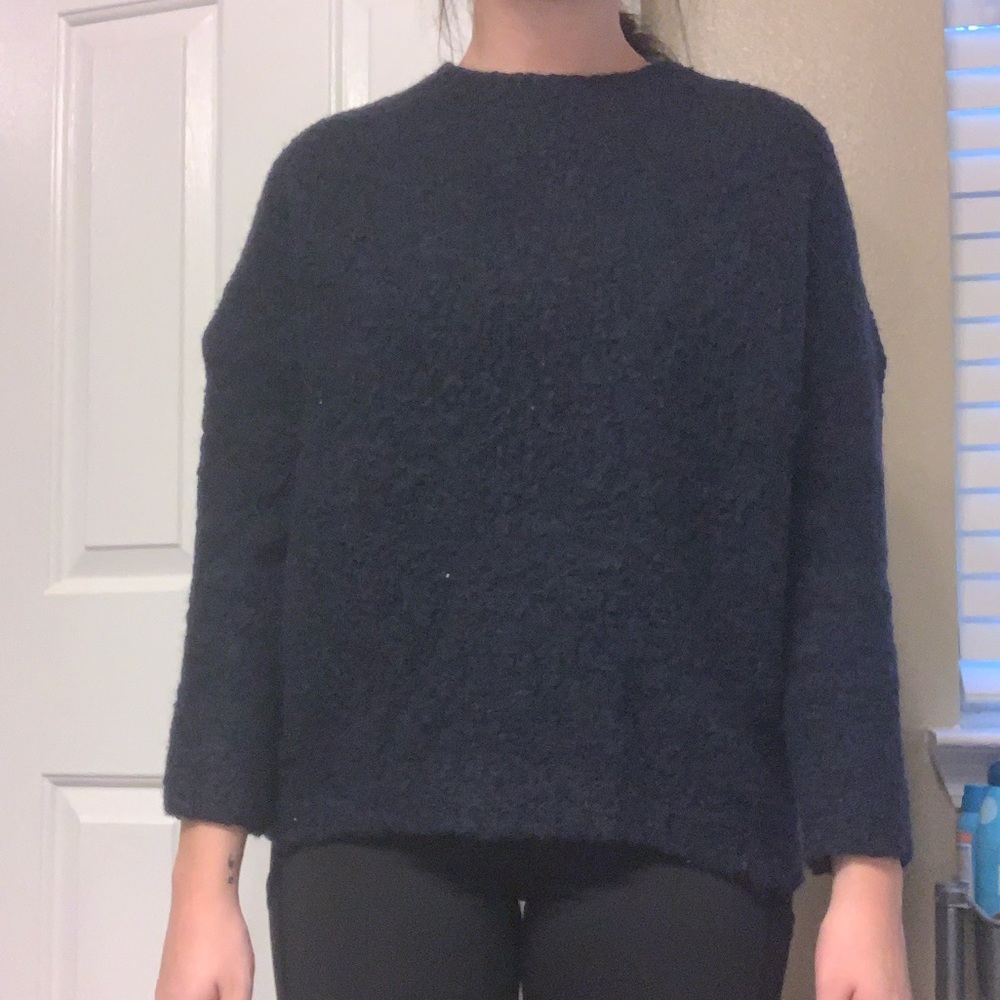 Navy wool J Crew Sweater